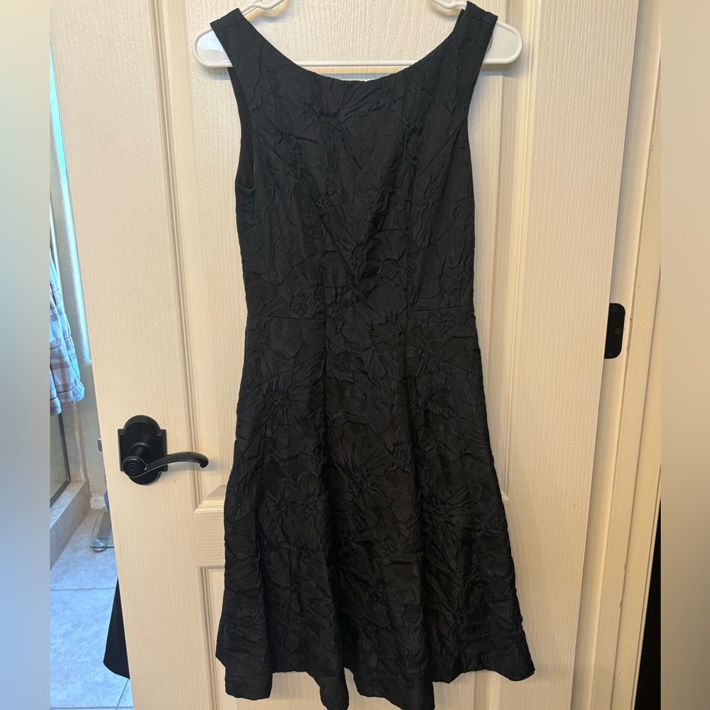 Antonio Melani flare dress w/ back cutout | Navy | Sz 0